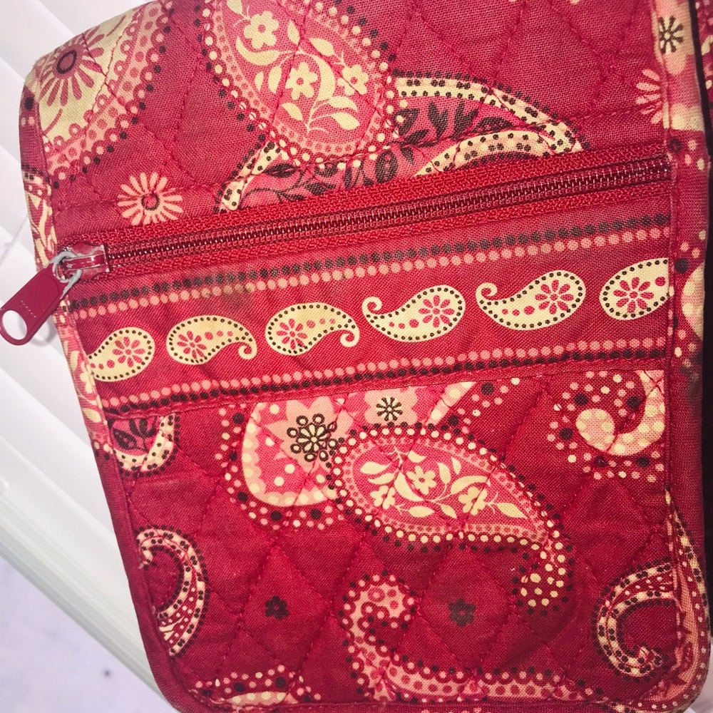 Red Paisley Crossbody